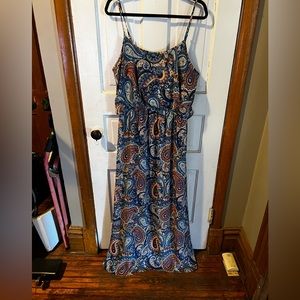 Women’s Paisley Maxi Dress - XL